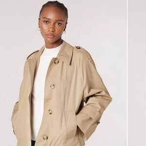 APRICOT Beige Button-Up Coat